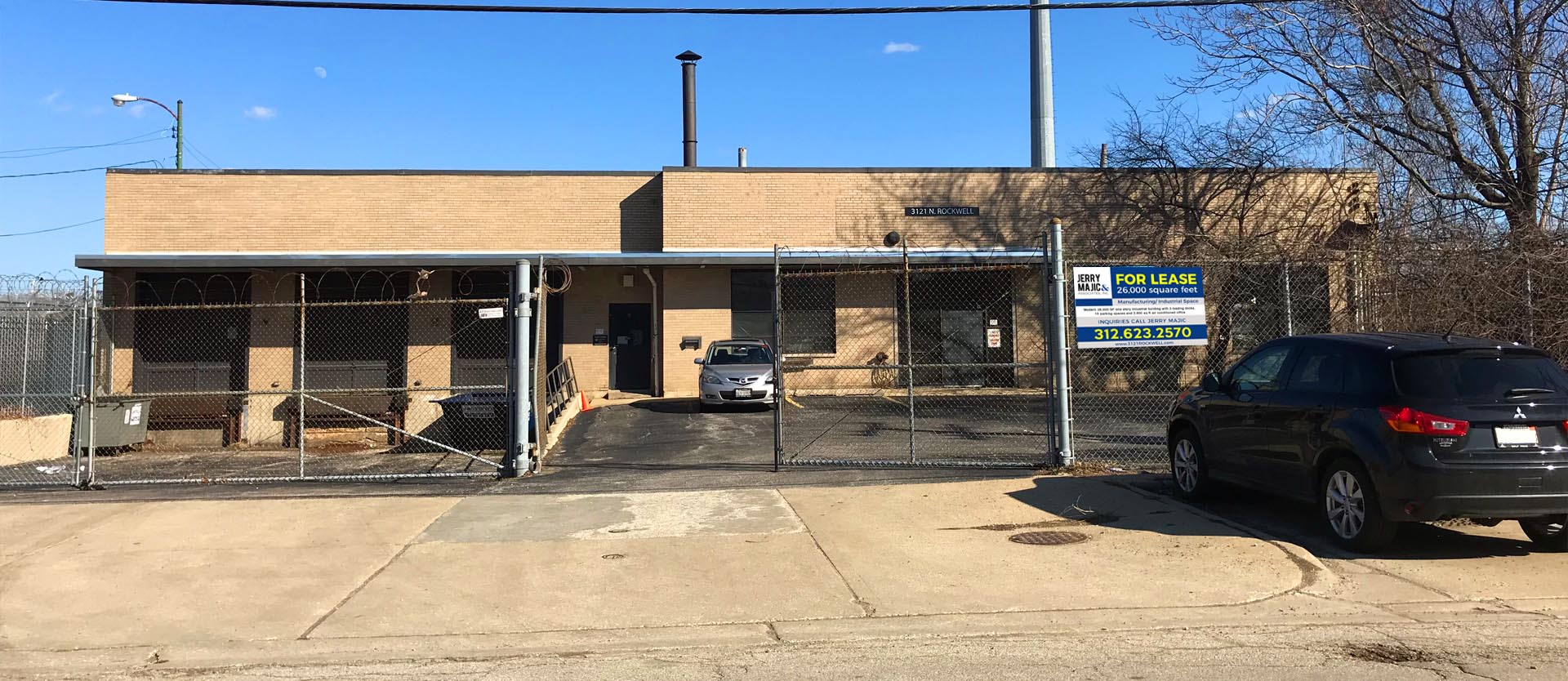 3121 N. Rockwell, Chicago, IL 60618 One Story Industrial Building for